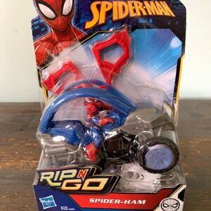 Marvel Spiderman Rip-N-Go Stunt Vehicle Spider-Ham